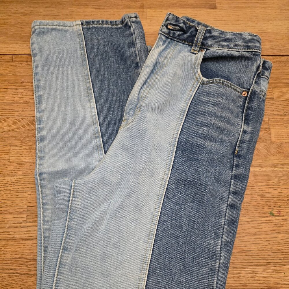 PacSun 2-Tone High Rise 90's Boyfriend Jeans 27/31
